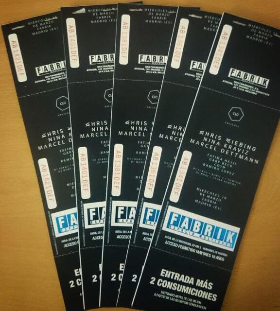 fabrikdiscoteca's tweet photo. Sorteo 2 CLR !!
RT y ven GRATIS el día 18 de marzo. http://t.co/6TXnAKo41O