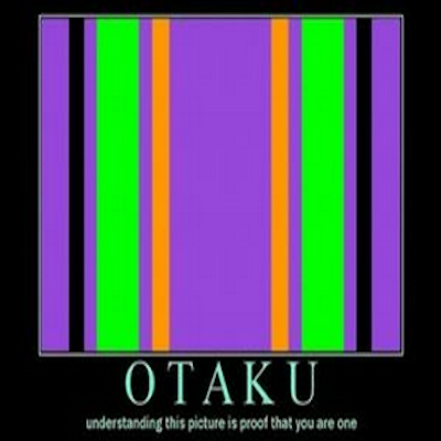 pofukemitom's tweet photo. "【オタク度診断】
この絵にピンときたら あなたのオタク度がわかります

アニメキャラの象徴的なカラーを現した絵
あなたは全部当てられる？？

診断する
→http://t.co/ZyW0SR0cQk

これ全部当てられるやついるの？ http://t.co/DL4Do7x4Po