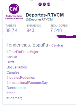 DeportesCMM's tweet photo. El @YugoUDS es TT en España, es decir, el cuarto tema más hablado en esta red social. ¡Brutal! #CLMenJuego http://t.co/49rEPSqZpB