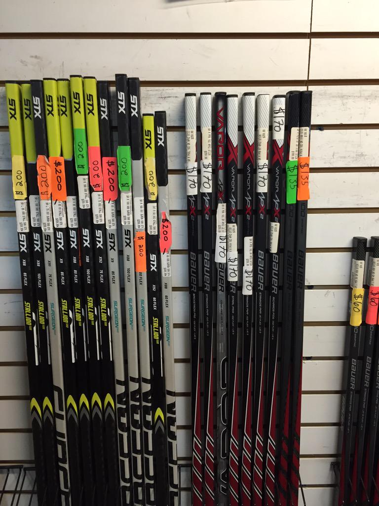 PIAS04101's tweet image. We have some new additions to our clearance hockey stick isle, Get them while they last!