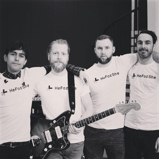 My band supporting @HeforShe. Major.