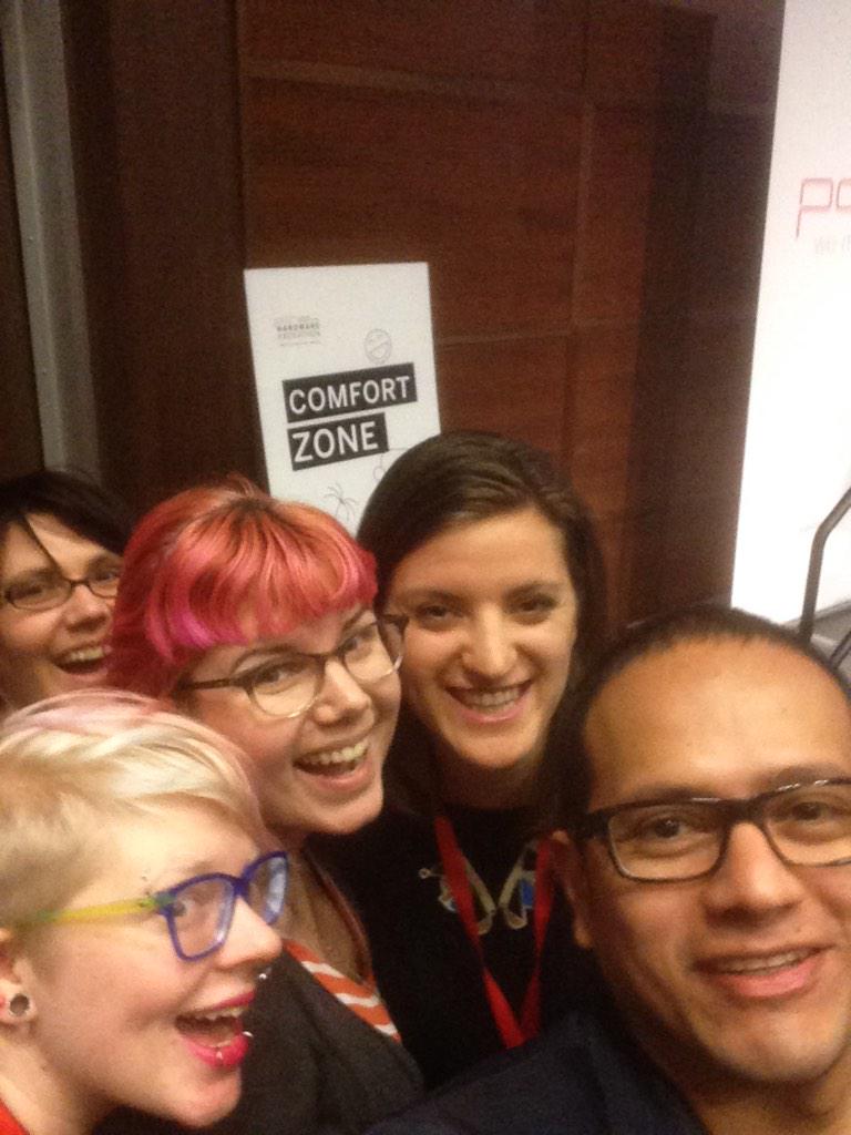 fercho_toro's tweet image. #hackto seconds before our team pitch AMIE! @HillaryPredko @DelightDelilah @_nadine @amandamccusker