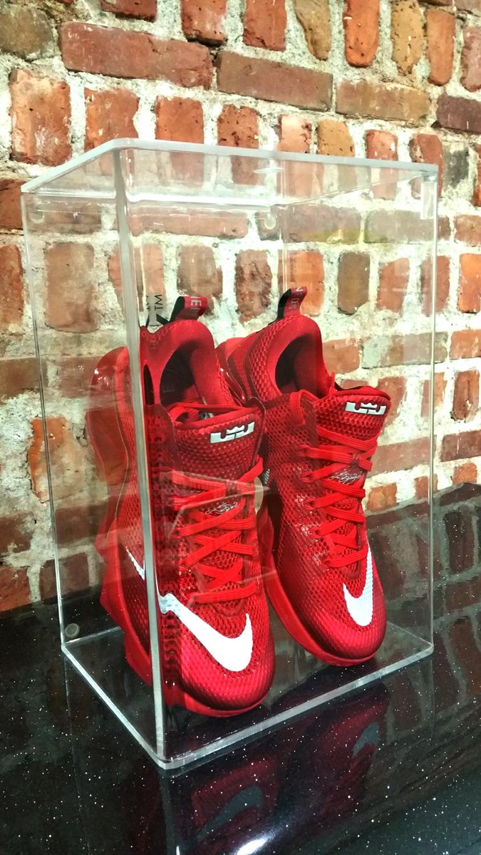 kickboxusa's tweet photo. Protect &amp; display your Lebron 12s #alloverred with the all new Kickbox™ launching March 28 at @SneakerCon @KingJames http://t.co/oX8Xqi0sl7