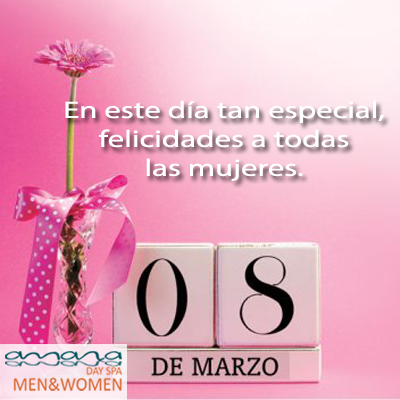 amanaspa's tweet photo. Del 8 al 12 de marzo, 20% de descuento para mujeres en cualquier servicio
http://t.co/GP7OagUhEC
#DíaDeLaMujer #SpaDF http://t.co/5Qyz1JlCoe