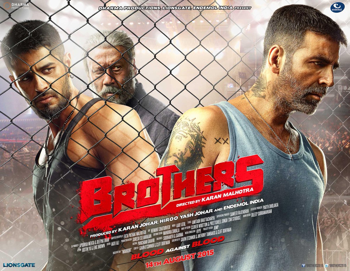.@akshaykumar @S1dharthM @Asli_Jacqueline #JackieShroff in BROTHERS Directed by @karanmalhotra21, August 14,2015!!! http://t.co/lwYtlucczL
