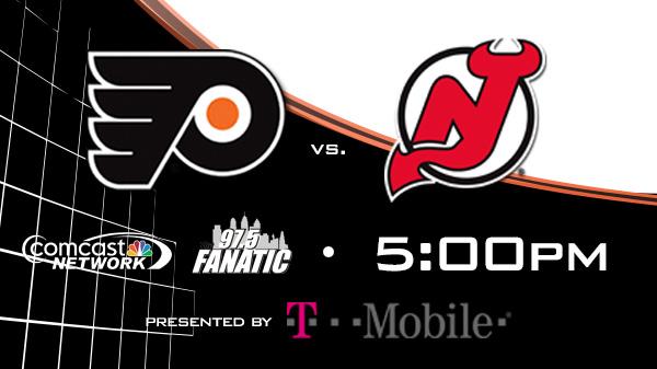 NHLFlyers's tweet photo. Only two hours to go until puck drop! 

📺 @TCNPhilly
📻 @975TheFanatic 
📱 #Flyers | #PHIvsNJD http://t.co/SAM3AZnqWF