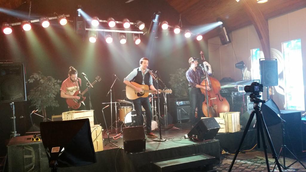 Shooting a little <a href="/johnsoncrook/">Johnson Crook</a> audition video for <a href="/BootsandHearts/">Boots and Hearts</a>!