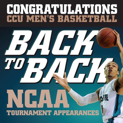 Congrats to the men's basketball team!! #CCU #GoTeal