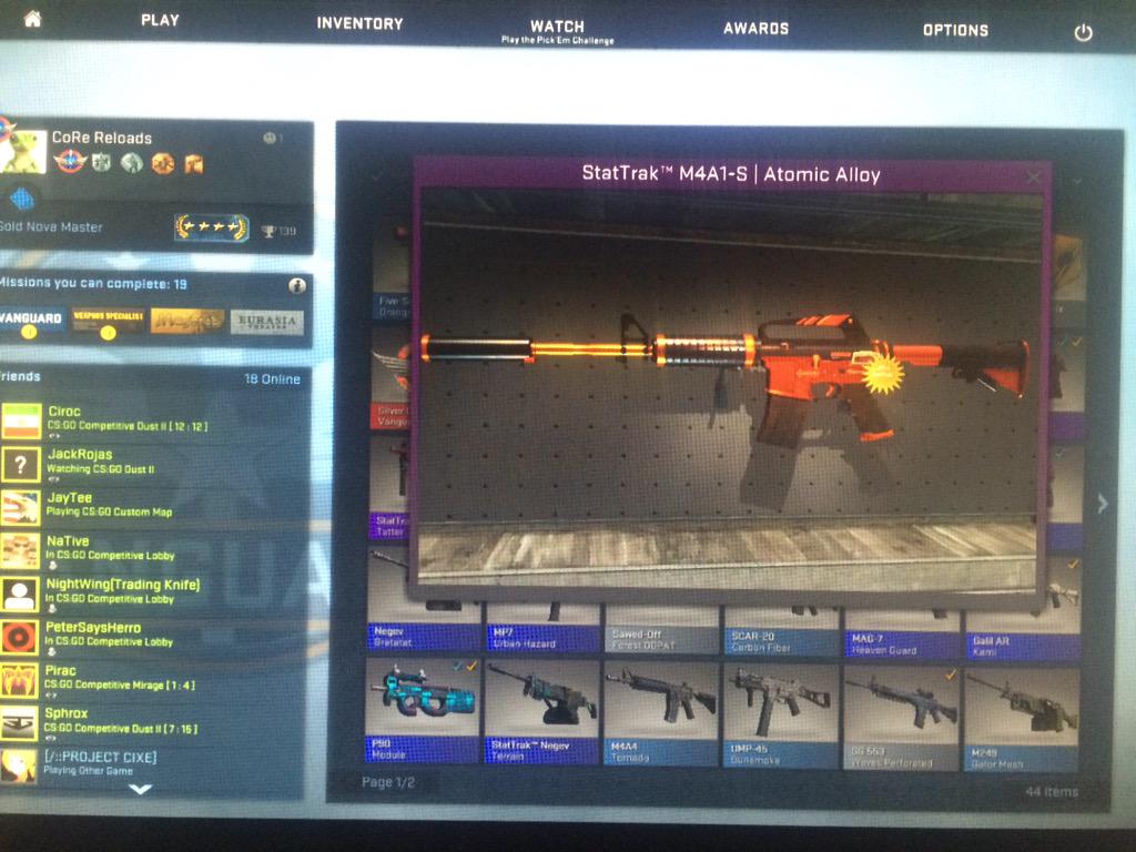 csgoskinscheap's tweet image. Got a StatTrak factory new atomic alloy! Fav if you&apos;re interested!
