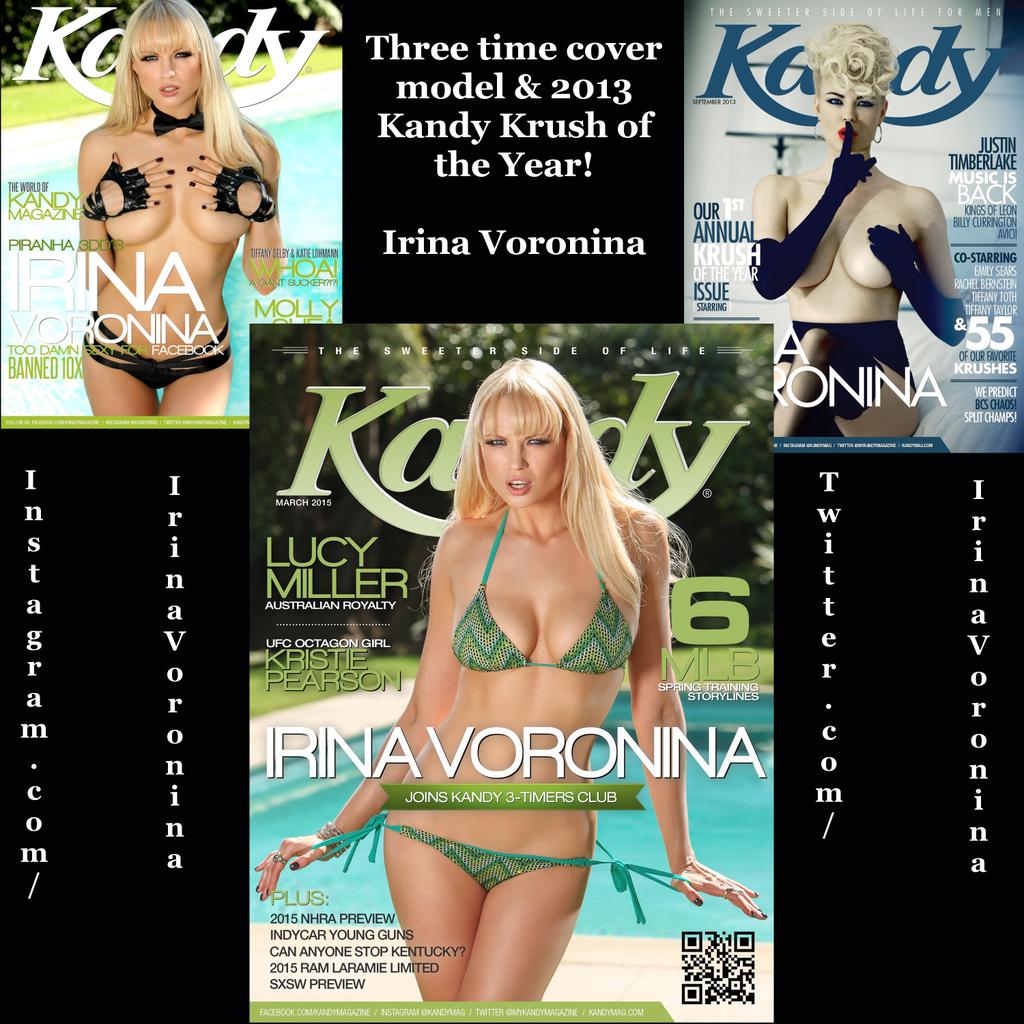 Jamiethebiker's tweet image. Beautiful 3 time #KandyMag cover model @IrinaVoronina! You gotta get your copy!