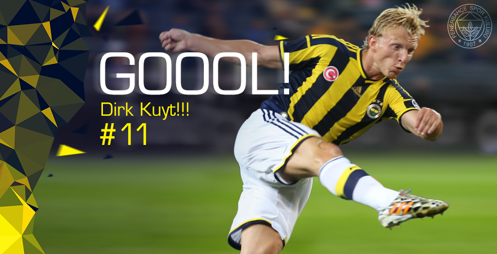 Fenerbahce's tweet photo. 81'| Gooooooolllll!! Gooooooooollll!!!!!  Goooooollllll!!! Kuyyyyttttttt!!!!! http://t.co/T3bVYTqlf3