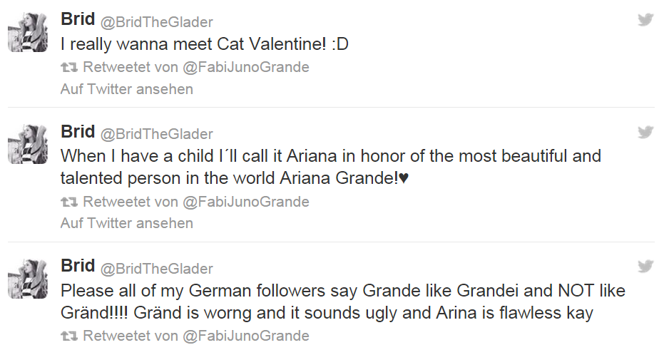 FabiJunoGrande's tweet photo. The first 3 tweets I ever retweeted from her... all the good times and all the pain started with this... http://t.co/zI15rIZZPR