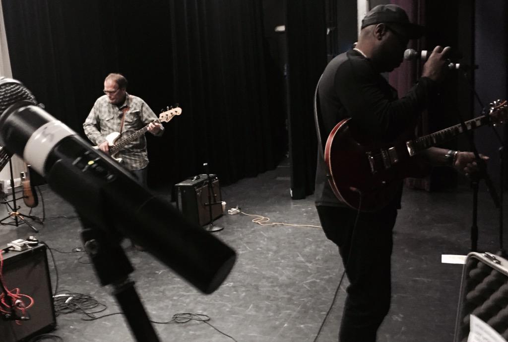 hackinElvis's tweet image. Sound check with Big Bill Morganfield.