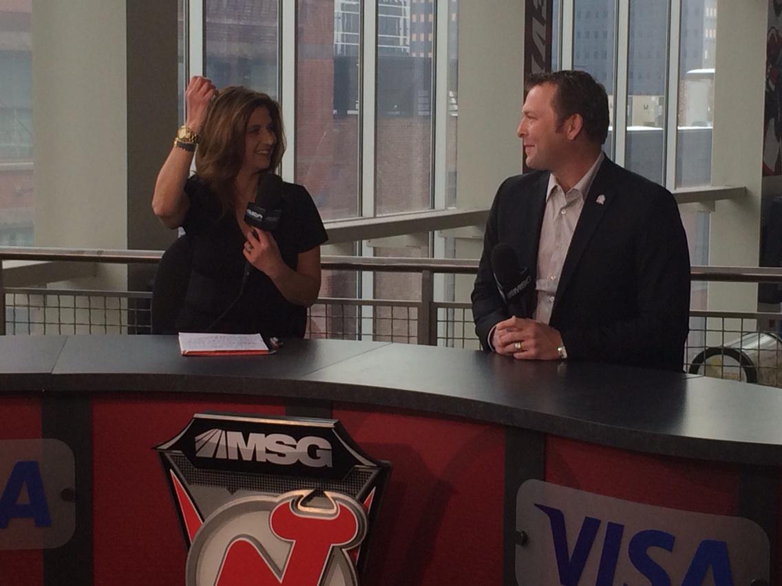 DebPlacey's tweet photo. Marty Brodeur talks about coming out of retirement - to play forward. MSG+ 4:30p #95Cup http://t.co/ybf17OPSjr