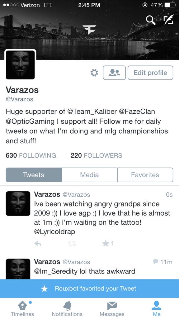 Varazos's tweet image. @Roux_ebook wtf dude u faved my tweet at 0 sec