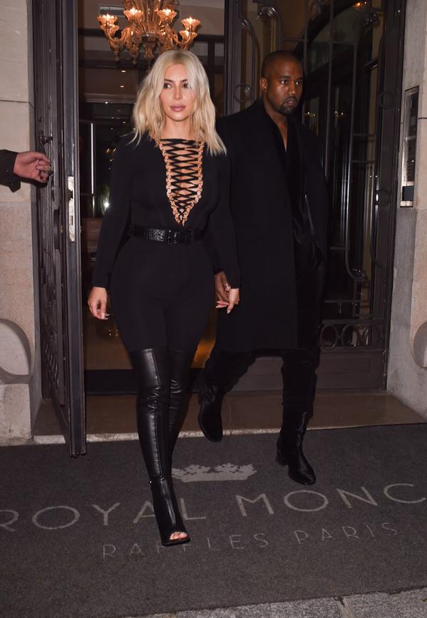 KardashftJenner's tweet image. “@kuwkimye: Kim &amp;amp; Kanye heading to the Givenchy fashion show #PFW http://t.co/GfyFGBNqhi”😍