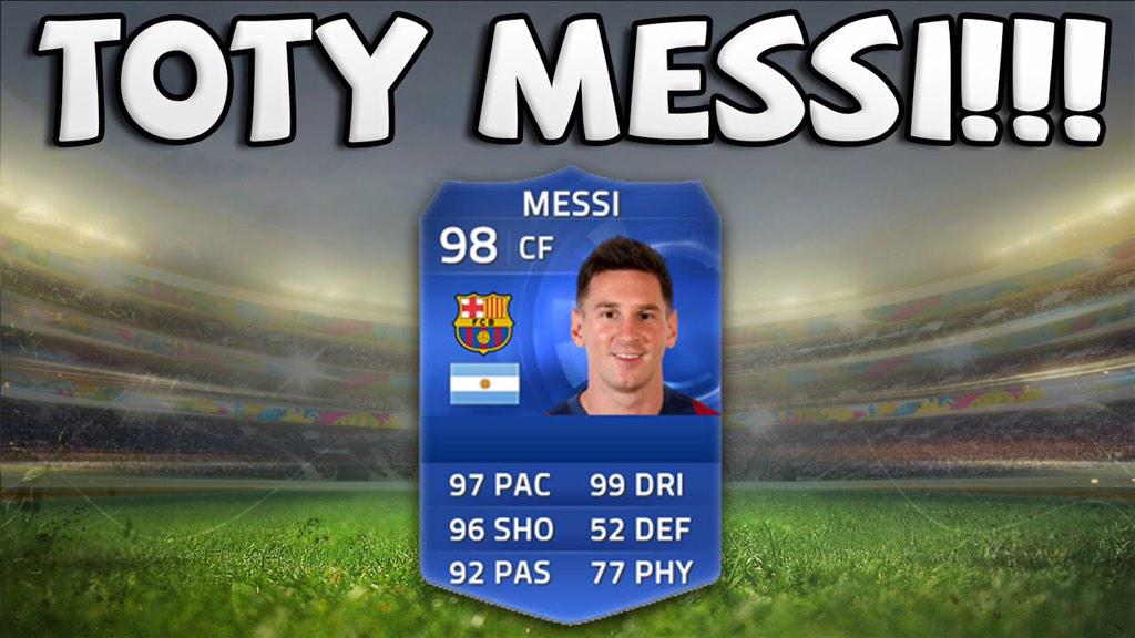 offjeevs's tweet image. 🙆 TOTY Messi Claim #2 🙌

Must RT + Follow @FUT_CLAYTON to Claim Him 😍

Winner Tonight 👌

Good Luck to Everyone 😁