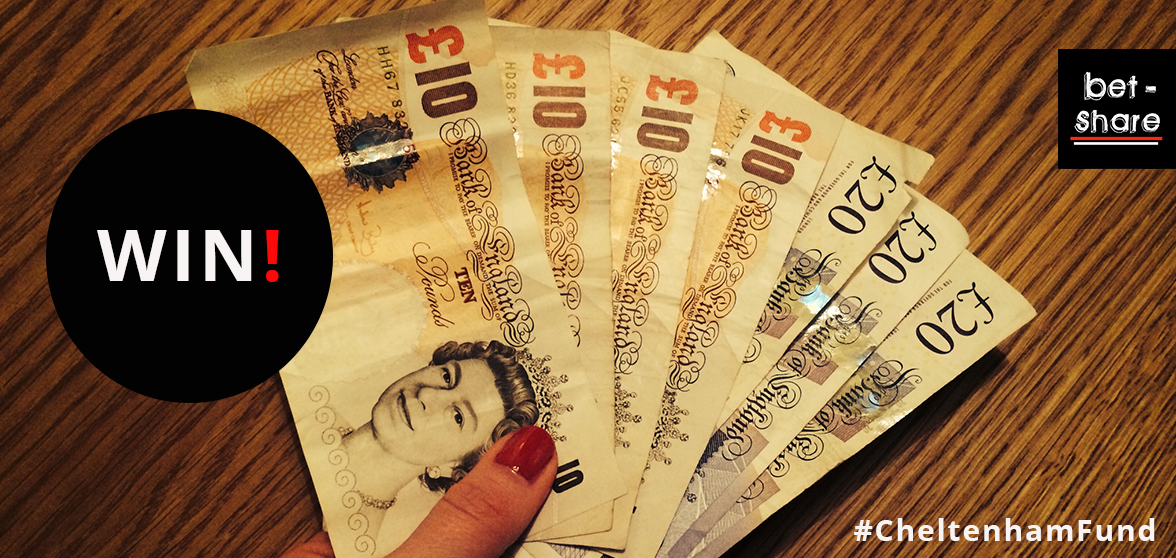 Bet_Share's tweet photo. 1 Hour left... #CheltenhamFund we're giving away this £100! RT this message &amp; follow to enter #Cheltenham #Win http://t.co/ycCqZw6zmx