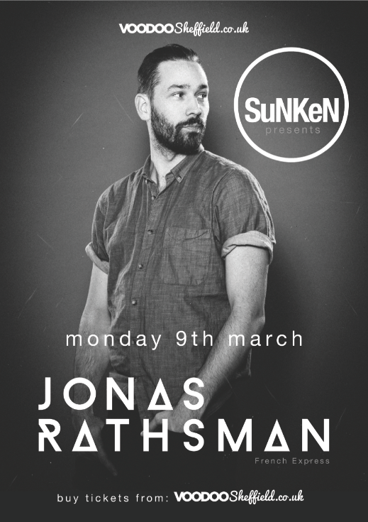 jonasrathsman's tweet photo. I'm playing @sunken_sheff tomorrow at @VOODOOsheffield. Last minute tickets: http://t.co/81l0IhCwAg http://t.co/a1vVH5jxdQ