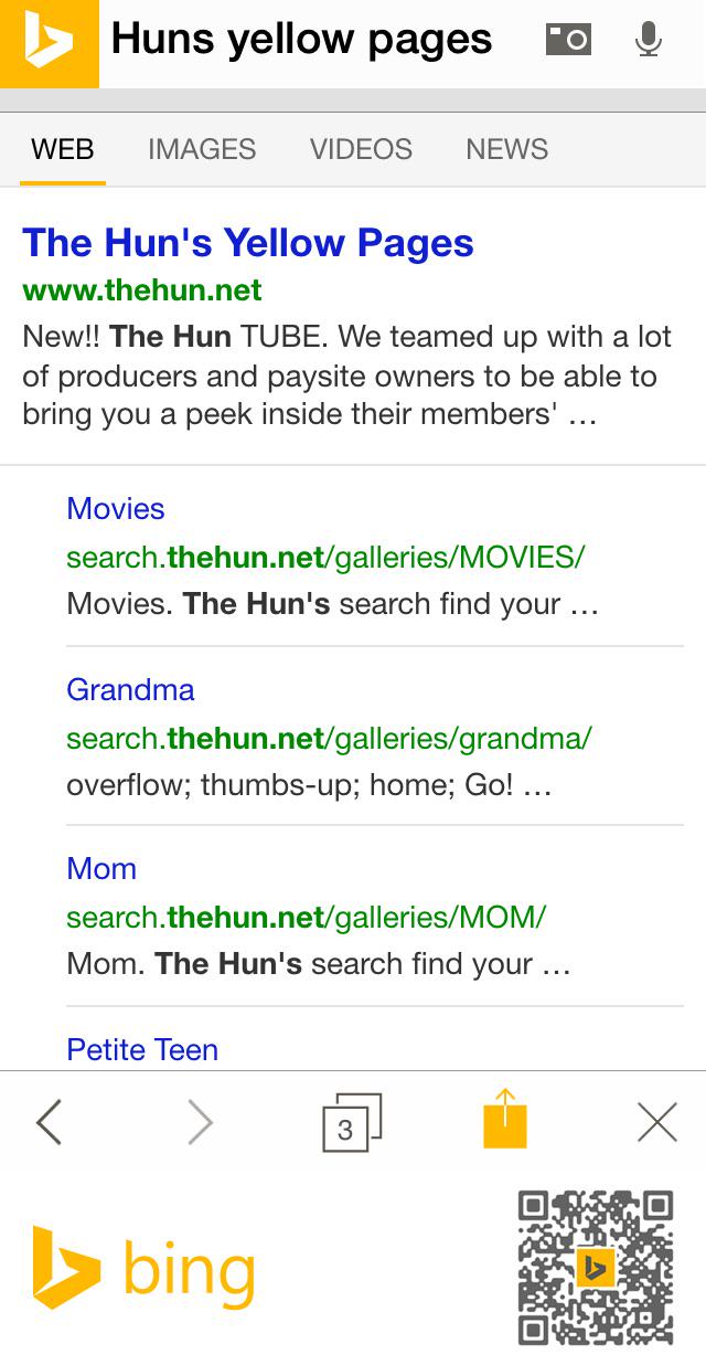 John Borrero on X: Heres what I found about Huns yellow pages using  Bing mobile app. See more: t.coljT9qjMBYn   X