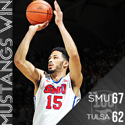 SMUMustangs's tweet image. Have you caught your breath yet?! @SMUBasketball wins a thriller to claim the @American_MBB crown! #DeclareSMU