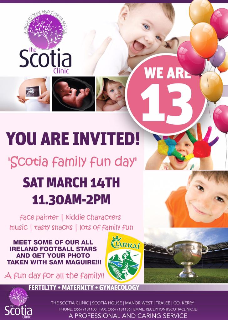 You are invited to our Family Fun Day on Sat 14th