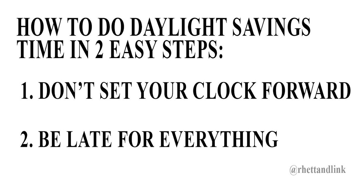 Mythical's tweet image. How to do daylight savings time:
