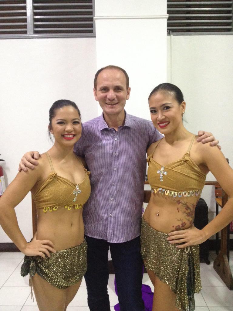 ACAD Director w/ Ms. NCAA 2013 Aira Inoue &amp; Hazel Ortiz Ms. Bikini Phils. &amp; Polecats Manila during Miss LPU 2015