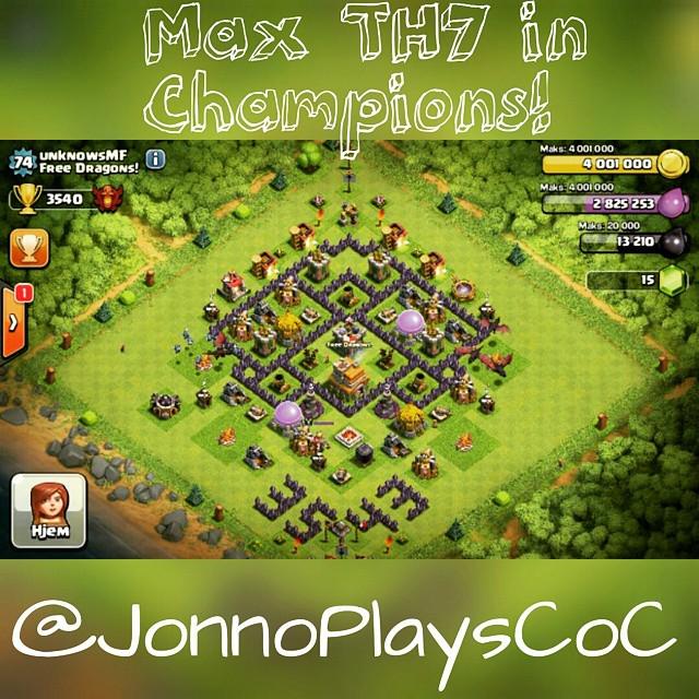 JonnoPlaysCoC's tweet photo. Max TH7 in Champions League! Crazy! ππποΏ½οΏ½
-
#clashofclans #CoC #clashedit #clashart #CoCEdit #TH7 #MAXTH7 #MAXTHAT http://t.co/VWWa0NTbir
