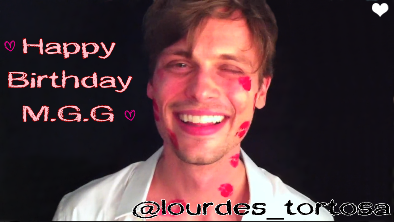 Today March 9th is birthday Matthew Gray Gubler and mine too!! Matt 35 and me 21 <3 Happy Birthday !!! 