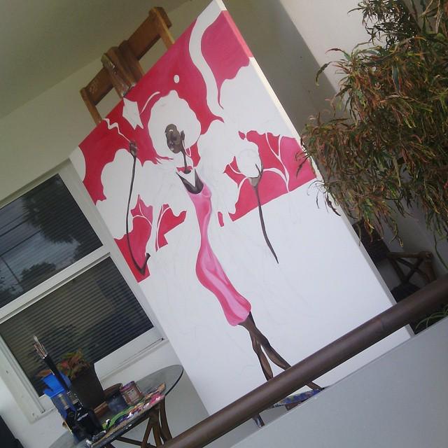 HIPARTCURATED's tweet photo. A work in progress, shoutout to all the ladies #WomensDay by jafleu Curated by #HipArtMedia @HIPARTCURATED http://t.co/QZsO476STs