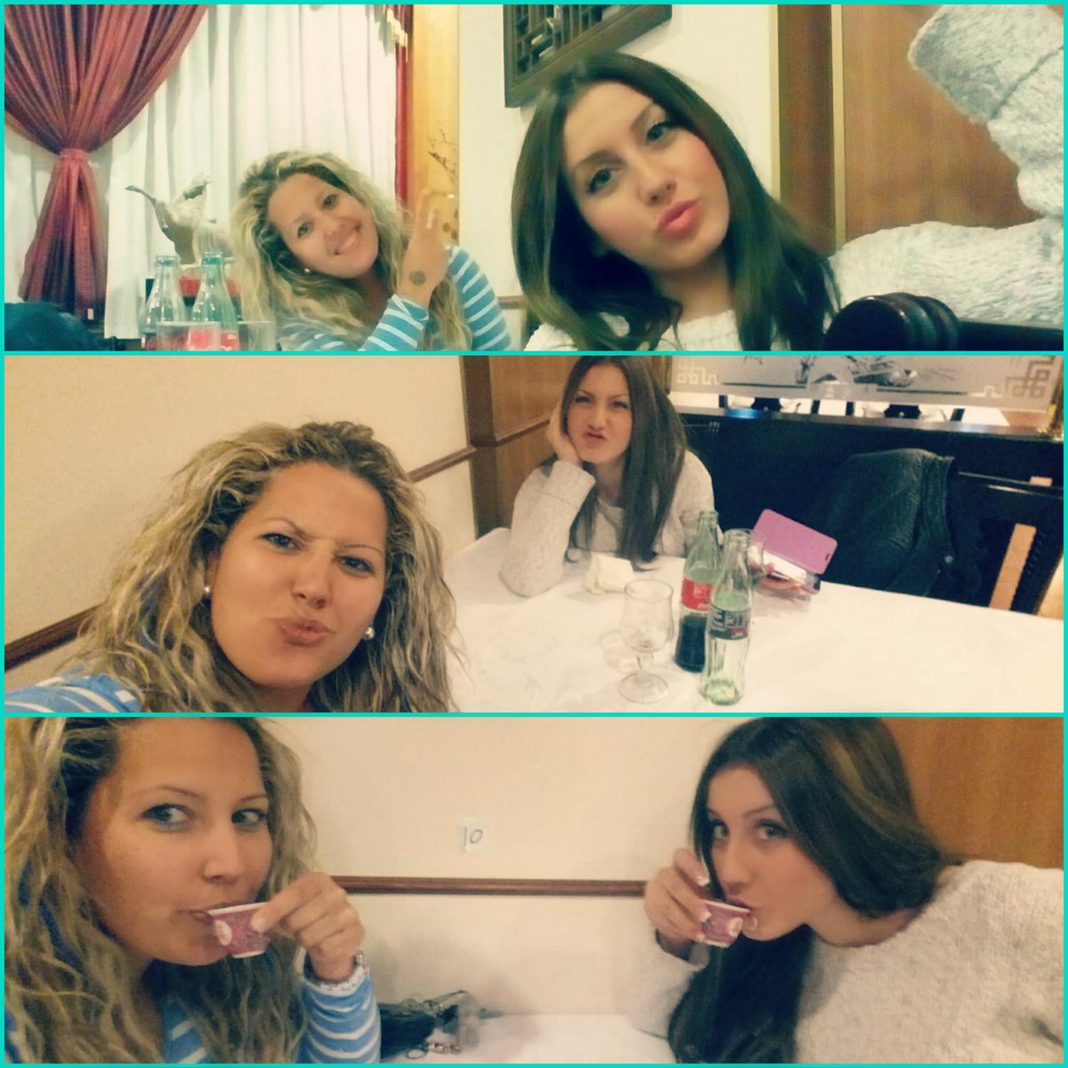 LaurazulBlue's tweet photo. "@PatriiYRomero: No cambio estos momentos #siemprederisas #nosmotivamosjuntas #muchasnochesasí #miamol 🏯🎎 🙆 💕 👌 http://t.co/9jYcwt9rHt"