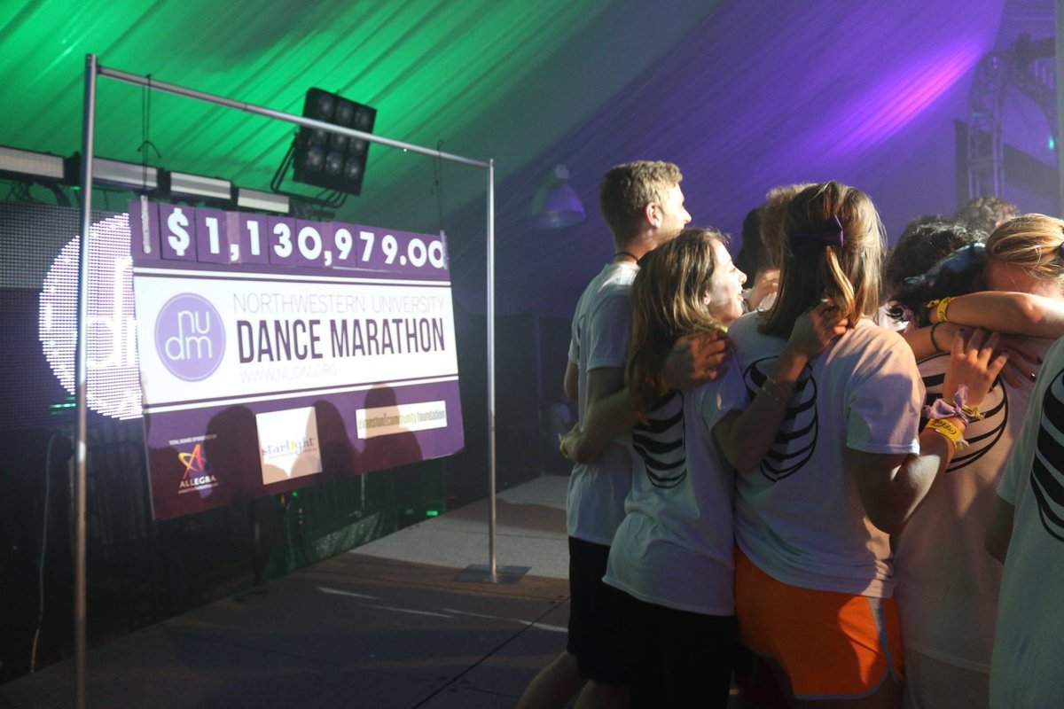NorthwesternU's tweet photo. ICYMI: @NUDM raised more than $1.13 million this weekend to help @StarlightOnline #MakeLifeBright. Congrats to all! http://t.co/JpHryLavla