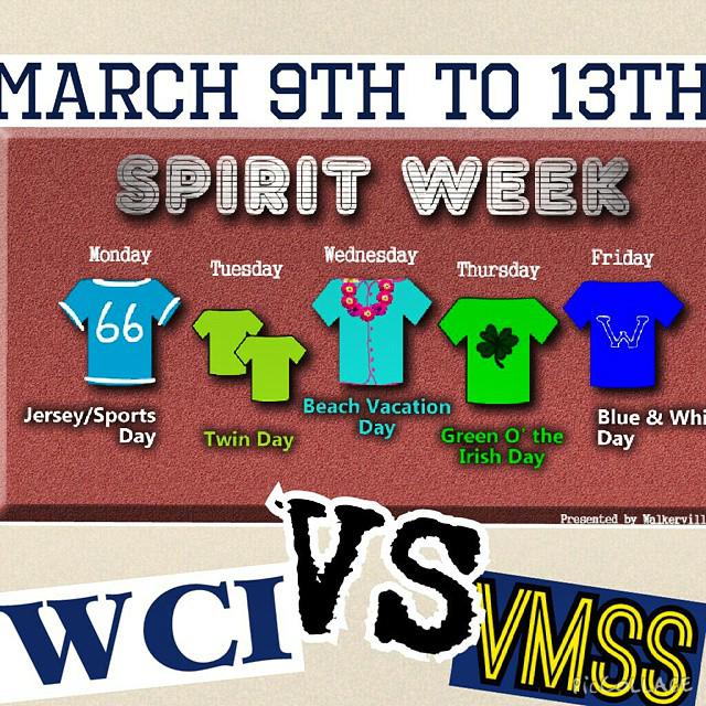 WCIagora's tweet photo. Massey thinks they can out spirit us!
Help us "pwn" these "n00bs" this spirit week!! http://t.co/hrQBWlVAqk