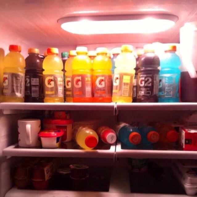 What every athlete wants to see in his fridge 😍