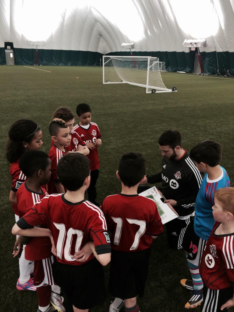 tfcacademy's tweet photo. Coach Cimini &amp; Casanovo talking with some of our new players in the 2005 Age group before their games with OSU http://t.co/jypOUSsbRJ