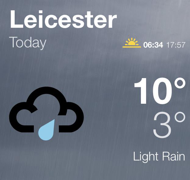 codestudents's tweet image. Morning Leicester! Don&apos;t forget your brolly today! ☔️☔️☔️