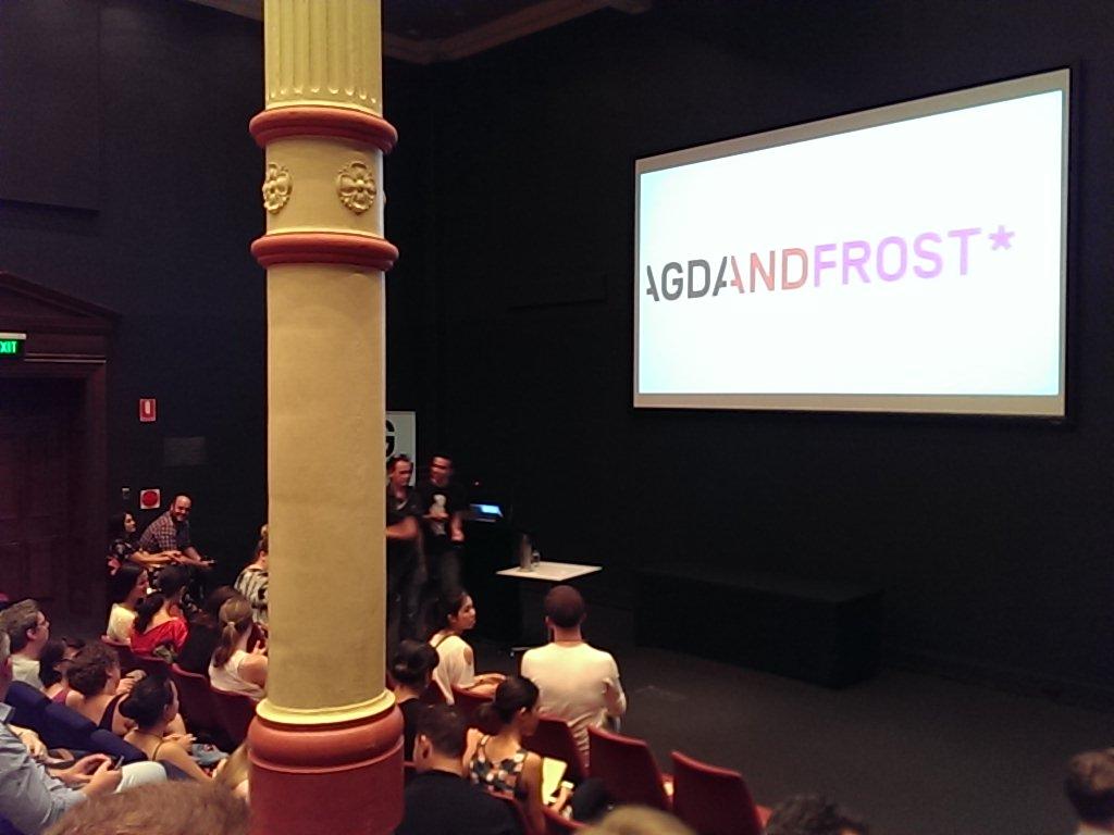 Designworking's tweet image. Well, here we are, looking forward to hearing @vincefrost @AGDAnew #designthinking