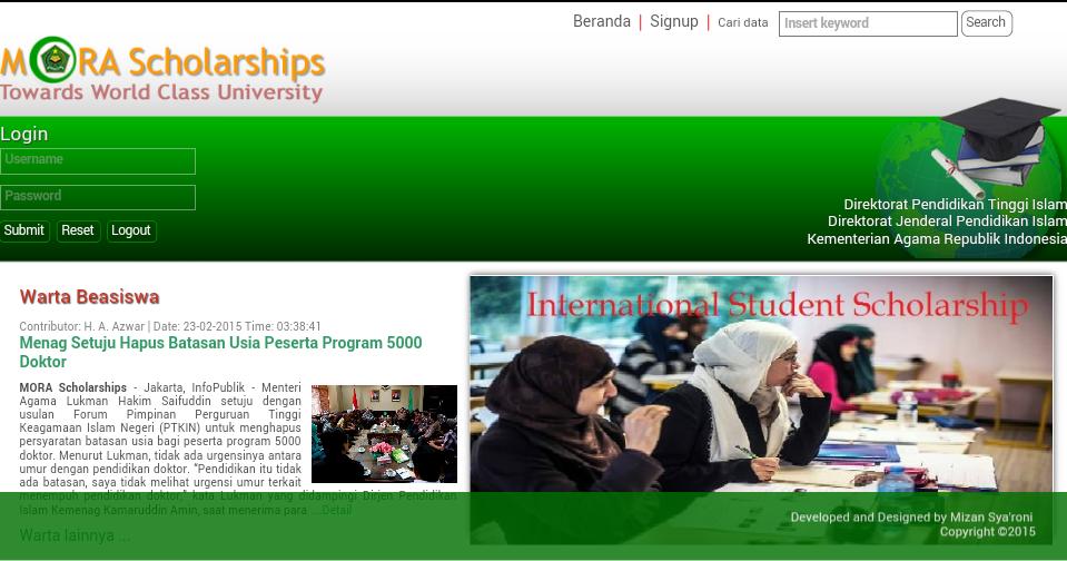 lukmansaifuddin's tweet photo. Baru diluncurkan web-nya “@Kemenag_RI: Inilah website Program #5000Doktor dan Tahfidzul Quran http://t.co/tlKOmn9llG http://t.co/nJmr7jjyi1”
