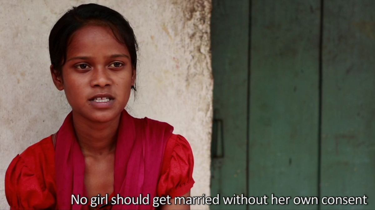 UNICEFIndia's tweet photo. Geeta, refused to be a child bride. #MakeItHappen She is now a crusader against child abuse! http://t.co/9ATIWDavwY http://t.co/7nObgRofZb