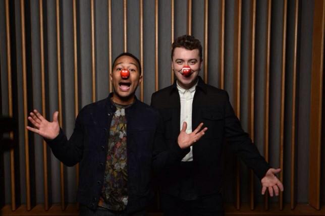SamSmithRUS's tweet image. Sam Smith and John Legend for Red Nose Day. (@samsmithworld @johnlegend @rednoseday)