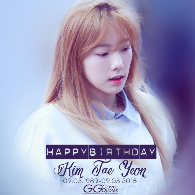 Happy Birthday Kim Tae Yeon <3 