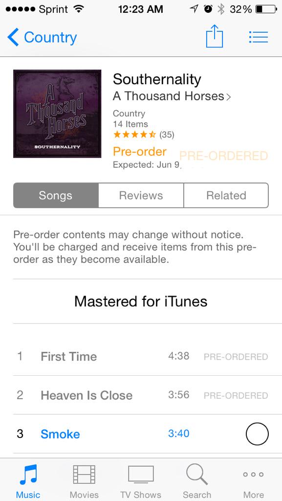 ohaail's tweet image. I haven't gotten excited about an album like this in a while. @athousandhorses keep doing your thing 👍#takemymoney