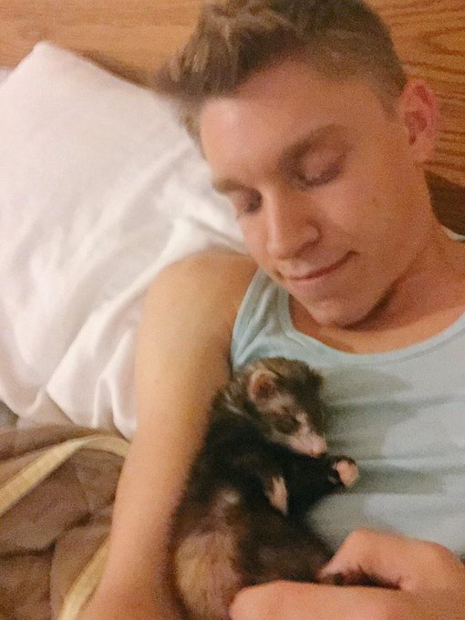 The little beast finally tired herself out and decided to crawl up in her daddies arms to fall asleep