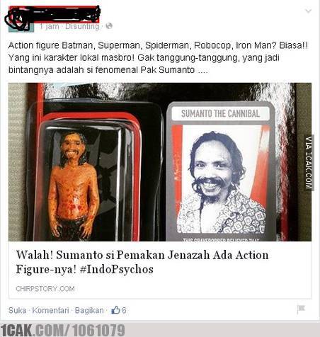 mfdlrzky's tweet photo. Ngeri "@onecak: Action figure gak harus superhero luar negri.. http://t.co/rnKMXmpS5B http://t.co/Qqvmw0oPIh"