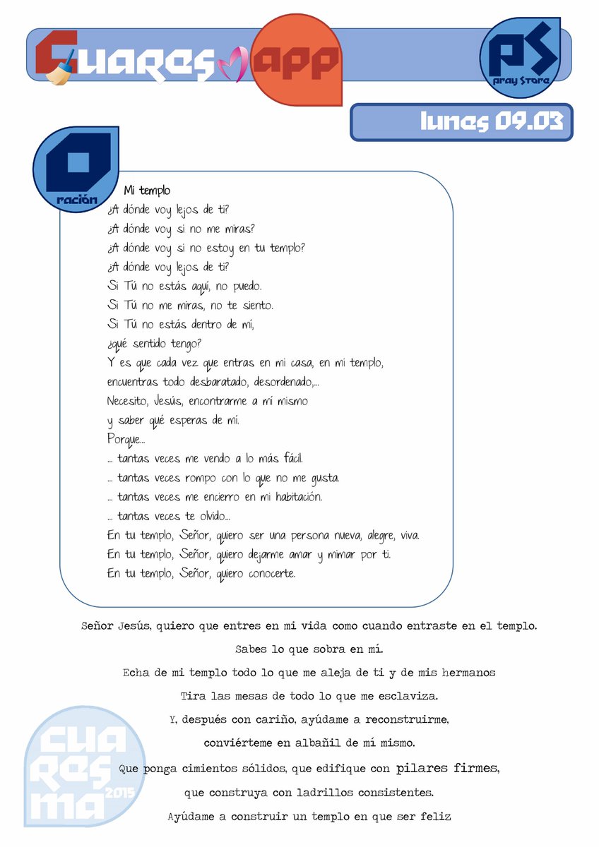 GVXMediterranea's tweet photo. Arriba! Iniciamos nueva semana de trabajo, que ofrecemos al Señor escuchando el #Cuaresmapp http://t.co/O3d21cWI5g http://t.co/FOQEhJKlga