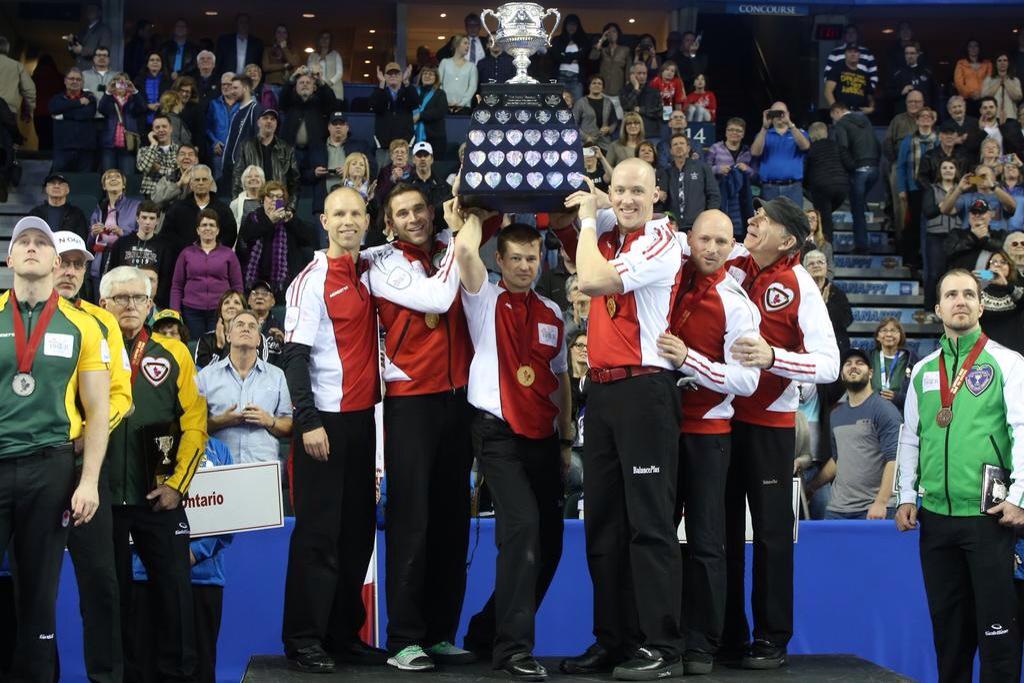 KSaurette's tweet photo. Congrats to my buddy @nolancurling34 on winning the 2015 @CurlingCanada Brier. #WesternBoy! #tallbaldguy #2015Brier http://t.co/gJkrHeplTT