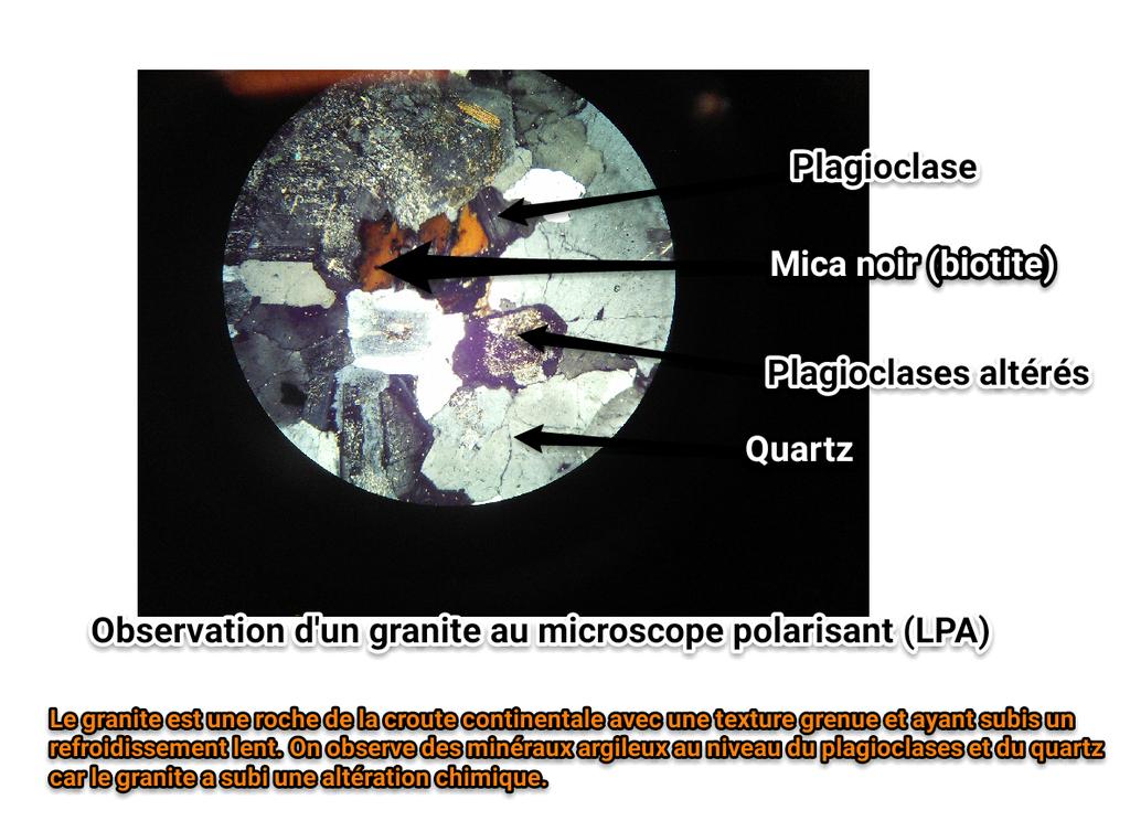 SVTSugerTab3's tweet photo. Présentation d'un granite altéré. AP2015 #TweeteTsvt @SugerSVT http://t.co/UgQi88eKvy