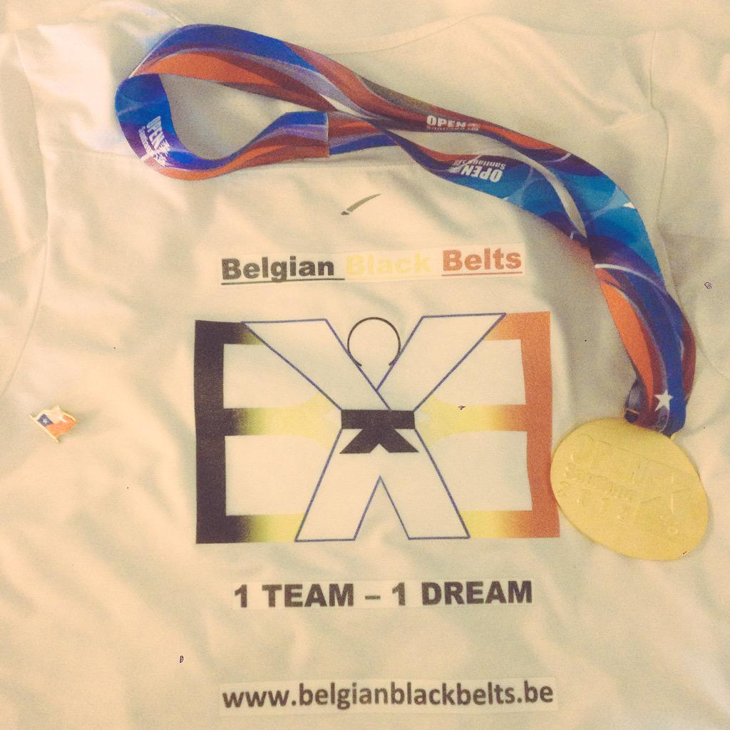 Gisteren behaalde black belt @RoxaneTaeymans goud op de Panamerican Open in Chili. Next Uruguay. #judoChili2015