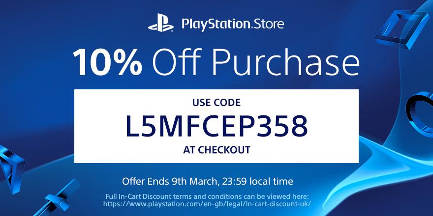 How to Use PlayStation Coupons PlayStation Coupon Codes. miguelinahankins4k6mo.ga Current PlayStation Coupons. Request one. Connect with PlayStation. You are viewing current miguelinahankins4k6mo.ga coupons and discount promotions for December For more about this website, and its current promotions connect with them on Twitter @PlayStation. Visit miguelinahankins4k6mo.ga